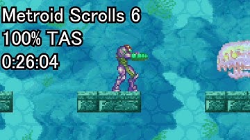 (Obsolete TAS) GBA Metroid Scrolls 6 "100%" in 0:35:06.38 (0:26:04 IGT)