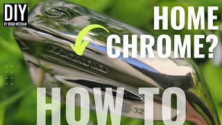 Learn How to Electroplate Golf Clubs at Home!  DIY Golf Club Restoration