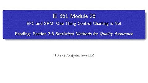 Statistical Process Improvement Module 28