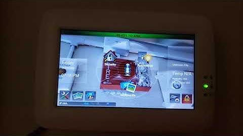 Honeywell TUXWIFIW TouchPad keypad