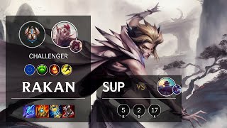 Rakan Support vs Braum - EUW Challenger Patch 11.7