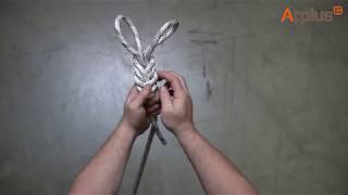 IRATA Applus Rope Access Training - Double Fig 8 on a Bight (bunnies ears)