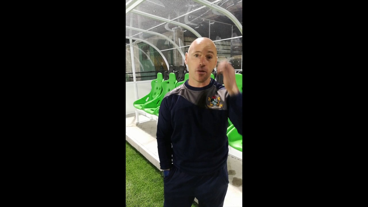 Aberystwyth Town 31 Airbus UK. Matthew praises his Squad and