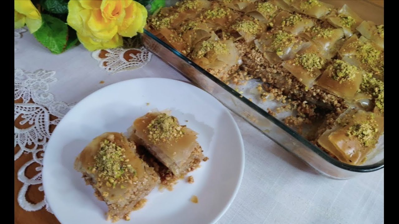 Ricetta con pasta fillo#come fare Baklava ricetta in italiano#   البقلاوة تركية
