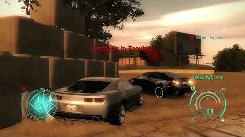 NEED FOR SPEED : UNDERCOVER- JOB  -SAVE CARMEN - CAMARO CONCEPT VS 2 LEXUS IS