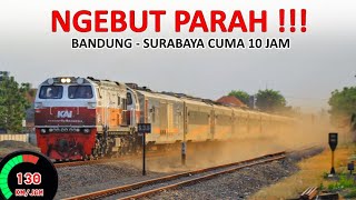 KERETA TERCEPAT DI INDONESIA | Uji Coba Kecepatan Kereta Bandung - Surabaya 125KM/Jam?