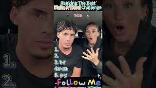 Ranking The Funniest Make A Word Challenge moments#shorts#wordchallenge #couplegoals #comedy