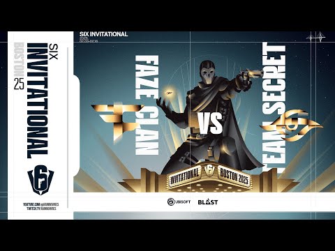FAZE vs SECRET | BLAST R6 | Six Invitational 2025 | Grupos | Día 4