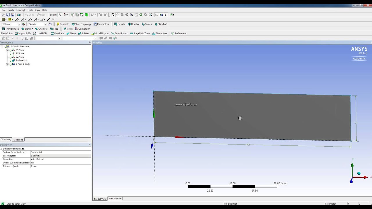 Plate Deflection And Strain Energy By Its Weight And Using