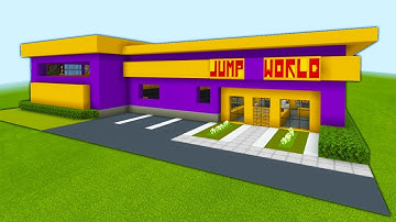 Minecraft Tutorial: How To Make A Trampoline Park "2019 City Tutorial"