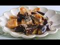 【夫が思わずがっつり♡茄子と鶏むね肉のこってり甘酢炒め】Sweet & Sour Chicken & Eggplant
