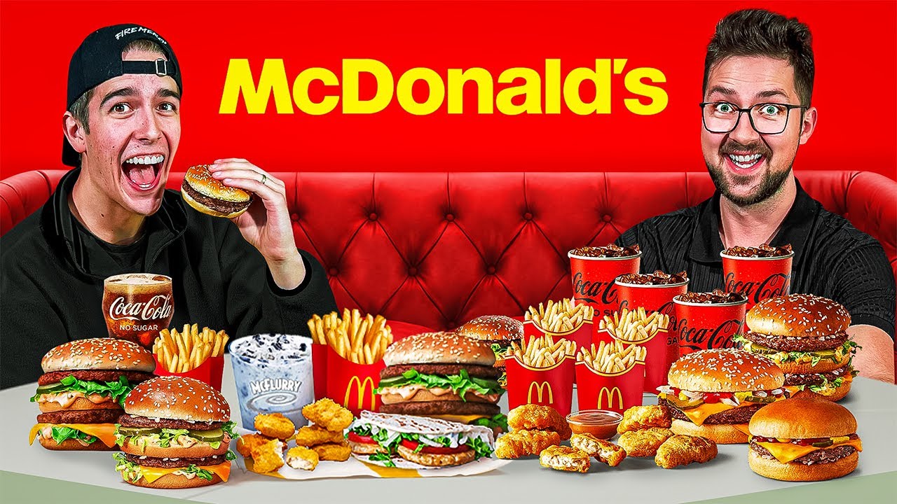 We Ate the Entire McDonalds Menu!
