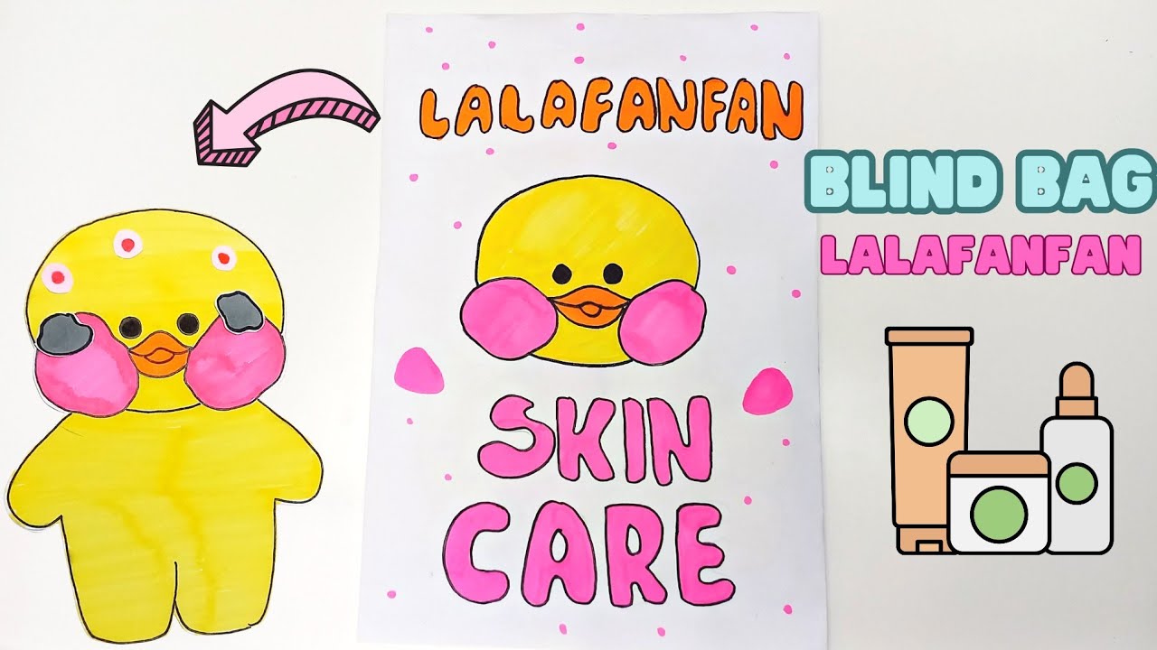 💸paper diy💸] lalafanfan duck skin care instructions