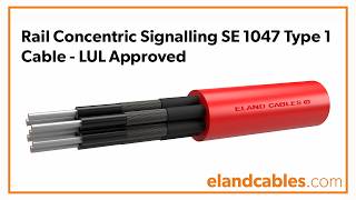 Rail Concentric Signalling SE 1047 Type 1 Cable - LUL Approved Animation