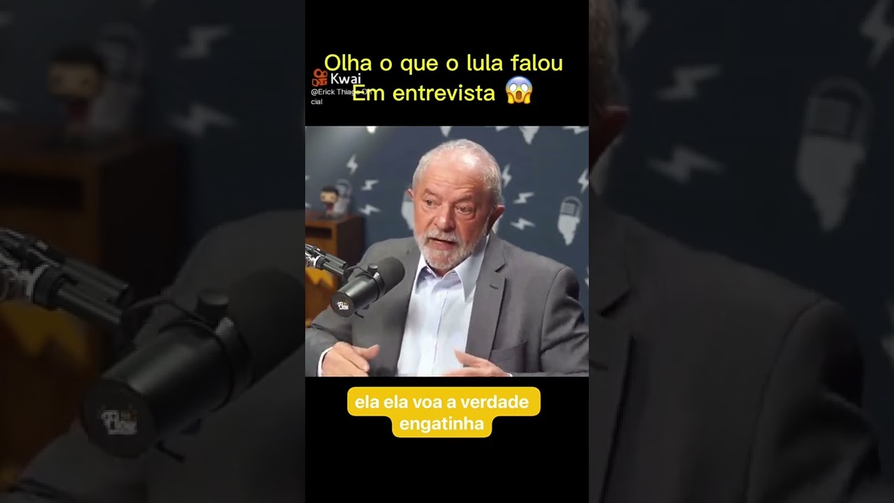 Lula diz tem que mentir