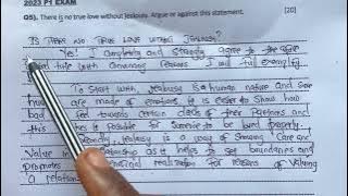2024 English P1 Argumentative Composition // 2023 Exam