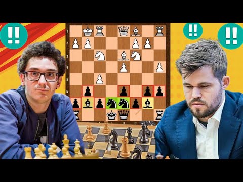 Chess Traps Game: 30 By Magnus Carlsen vs Fabiano Caruana - YouTube