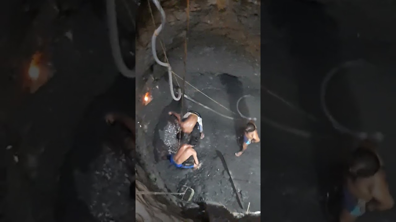 digging the 3rd layer cement cover