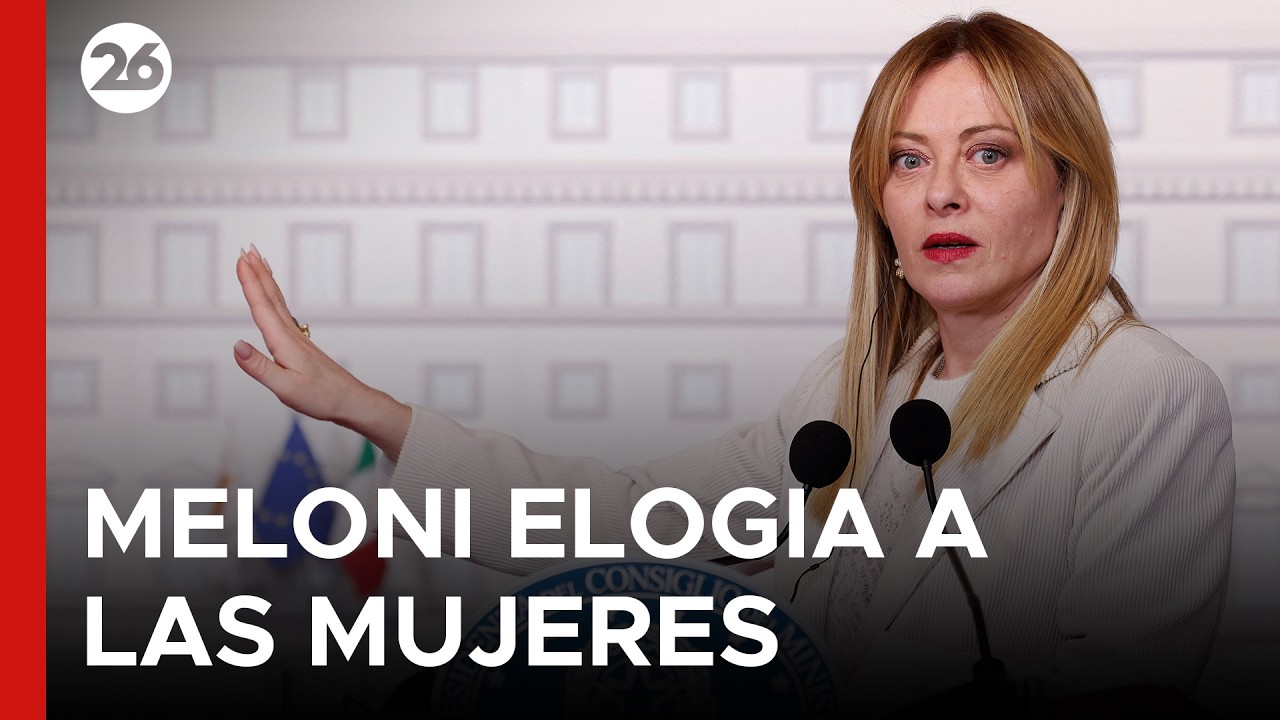 🇮🇹 MELONI | La primera ministra afirma que hay una peligrosa crisis global