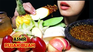 Asmr Rujak Buah Sambel Kacang Pedas Asmr Indonesia