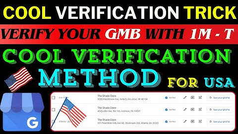 GMB verification latest version 😲 COOL verification method || without video and without postcard 