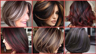 New Look & Stylish Women's Short Highlight Hair Dye Collections #2025 #beautygirlscracks 