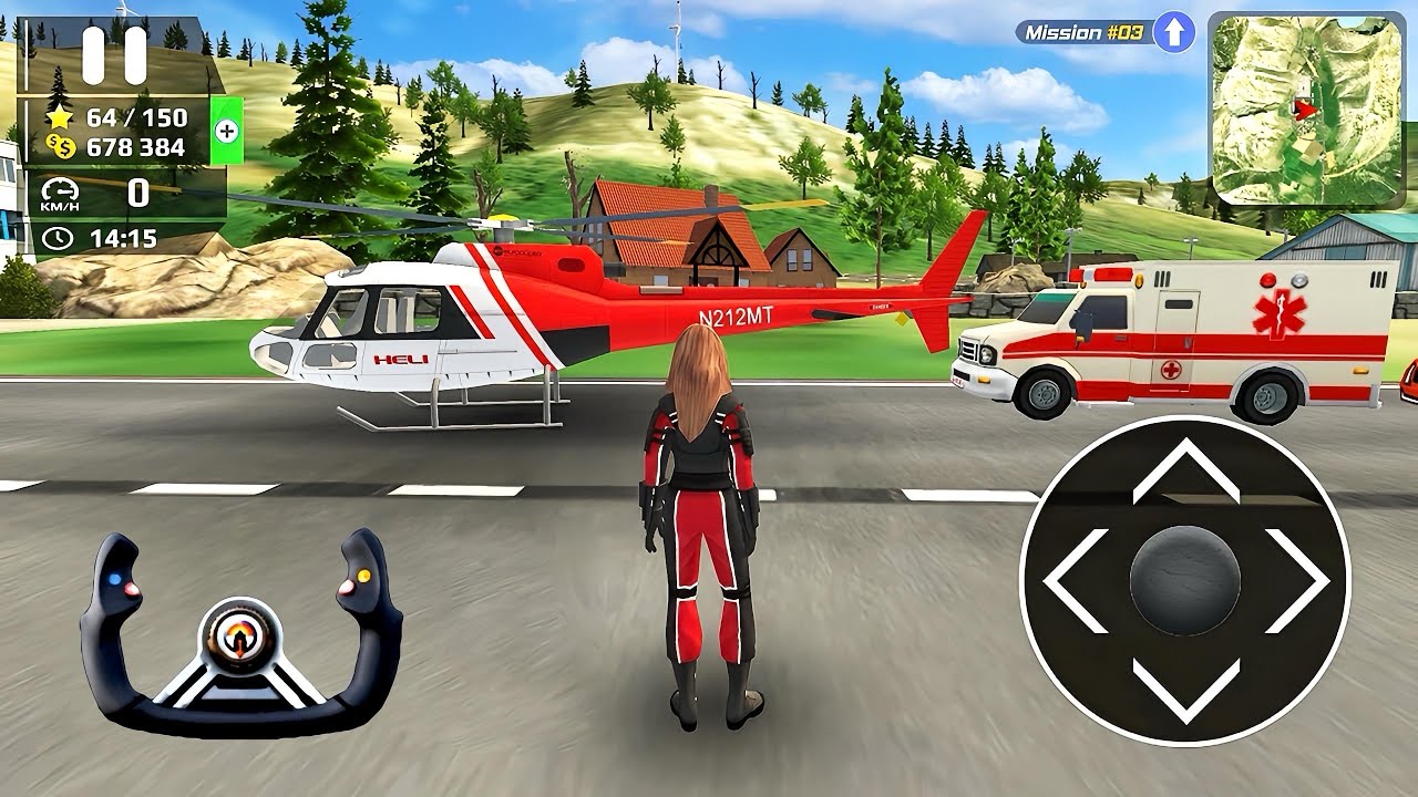 Helicopter Flight Pilot Simulator - Heli License Test Game - Android Gameplay 