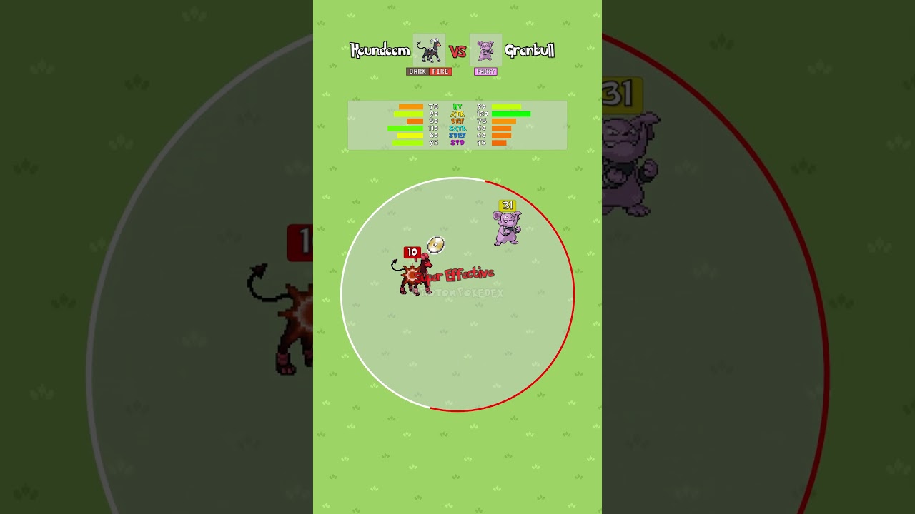 Houndoom 😈🐕 VS Granbull 😈🐕 
