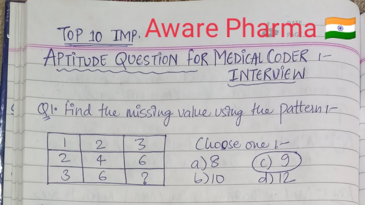most-important-aptitude-questions-for-medical-coding-interview