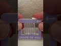 Ed Sheeran Shape of you song musical fidget #edsheeran #shapeofyou #song #musicalfidget