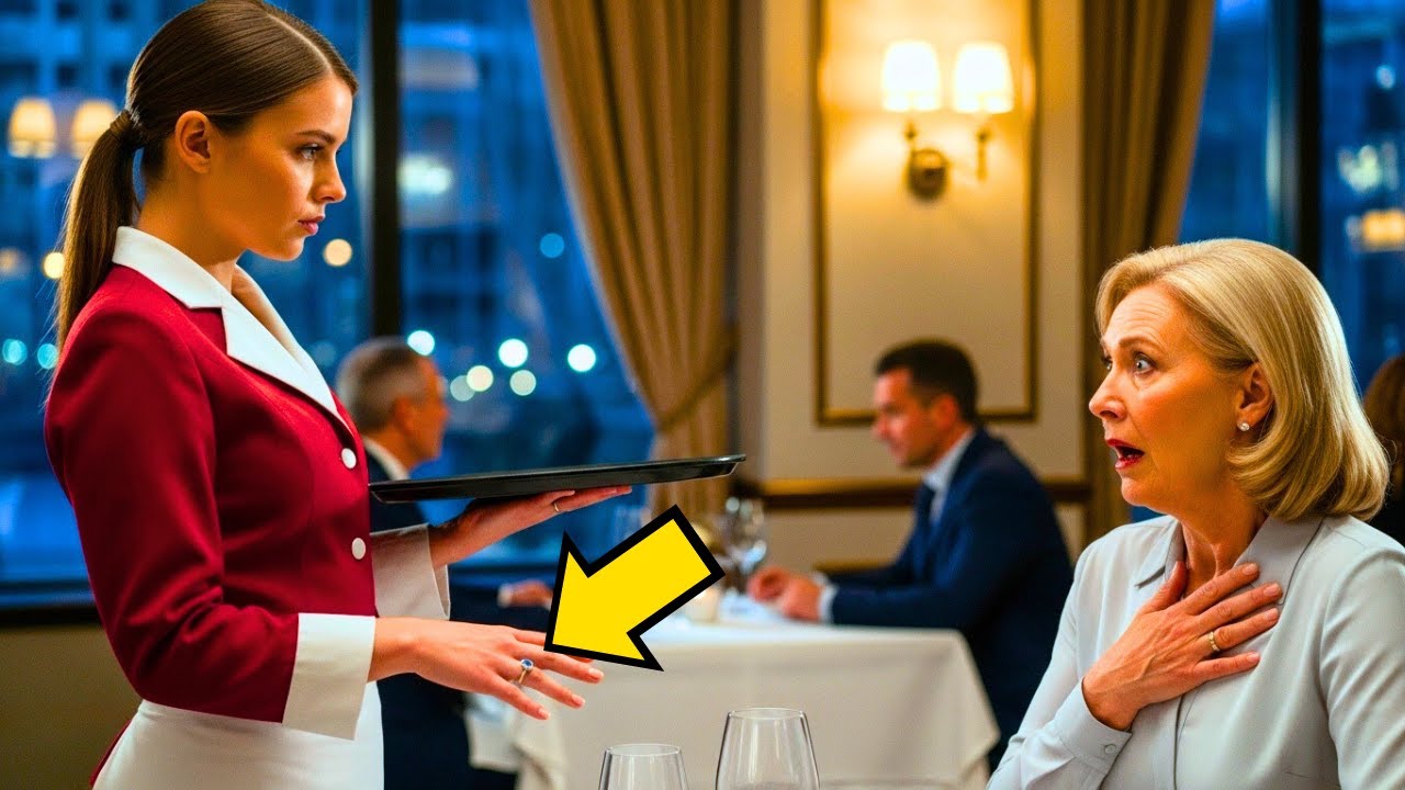 THE MILLIONAIRE’S MOTHER FROZE WHEN SHE SAW HER LOST DAUGHTER’S RING ON THE WAITRESS’S HAND...