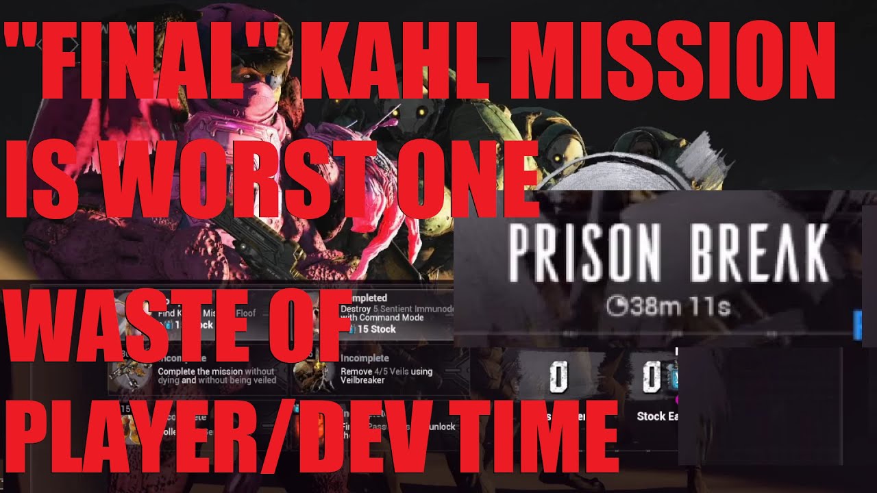 [WARFRAME RANT] Я в ШОКЕ! Миссия Kahl №3 «Побег из тюрьмы» — это рескин? (НЕ ГИД) l Veilbreaker