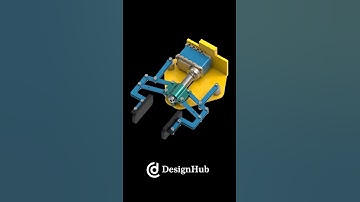 Robot Gripper 3D Animation