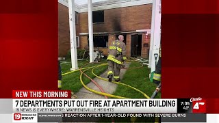 1 person injured in Warrensville Heights apartment fire