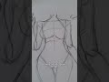 How i draw bodies cute art tutorial drawing