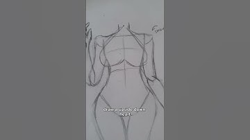 How I draw bodies!!🌸 #cute #art #tutorial #drawing