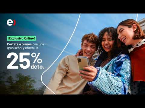 Pórtate a Entel y obtén un 25% de dcto. - Pórtate a Entel y obtén un 25% de dcto.