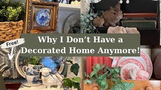 thrift store haul & creative upcycling ideas for home decor; a collected vs. a decorated home