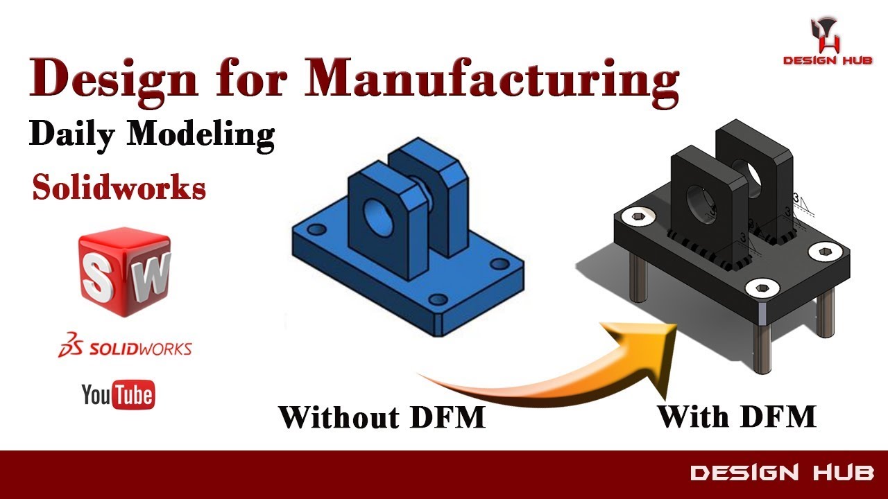 Slot Design with DFM Concept in Solidworks YouTube