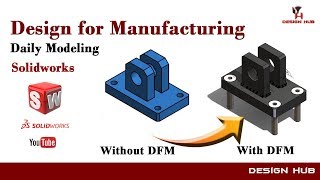 Slot Design with DFM Concept in Solidworks