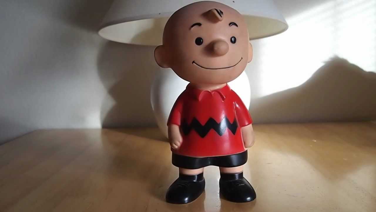 Charlie Brown 1958 Hungerford Peanuts Figure Doll Toy - YouTube