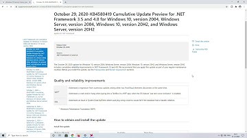 KB4580419 Cumulative Update Preview for Windows 10 Version 2004 - October Thursday Patch 2020!