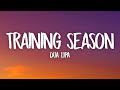 Dua lipa  training season lyrics