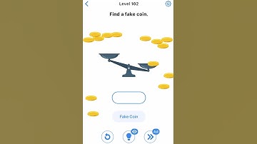 Easy Game: Level 102 - Find a fake coin