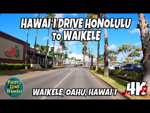 Drive Honolulu to Waikele with Eric & Lono playing Ku'u Pua Lei Mokihana June 16, 2023 Oahu Hawaii