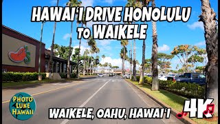 Drive Honolulu to Waikele with Eric &amp; Lono playing Ku&#39;u Pua Lei Mokihana June 16, 2023 Oahu Hawaii