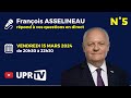 François Asselineau répond en direct à vos questions N°5