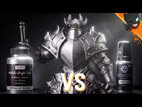 Testing NicPro VS Kaleido Silver: Which METALLIC PAINT is Best?