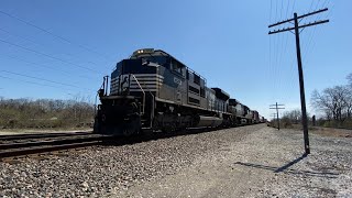NS 189 With SD70ACe Leading Pulls hard through Cooke Road