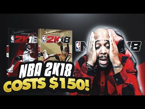 NBA 2K18 COSTS $150! SHOULD YOU BUY THE SHAQ GOLD LEGEND EDITION OF NBA 2K18? | iPodKingCarter